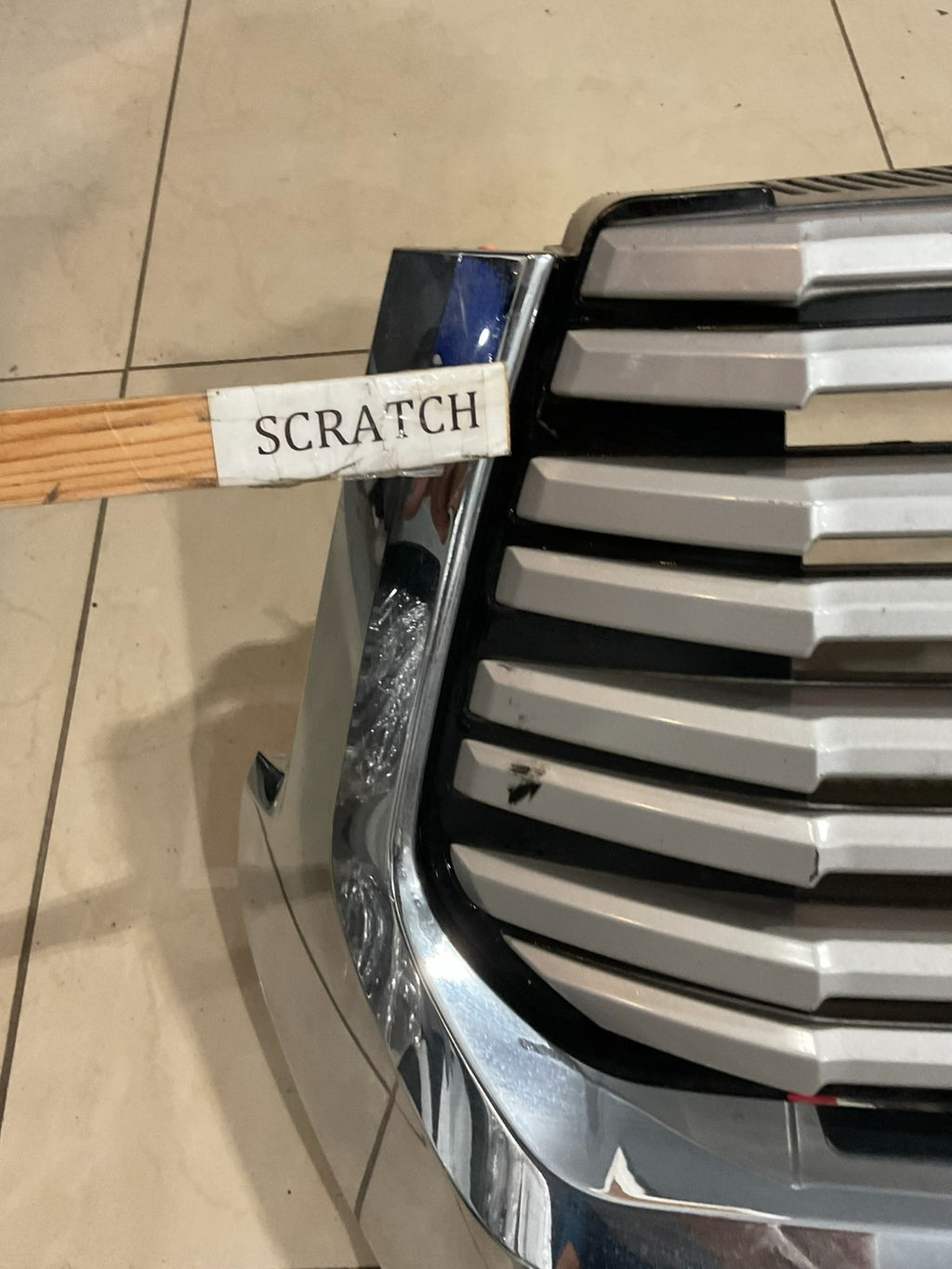 Grille Grill Silver Toyota Tundra 2014-2017 CAPA