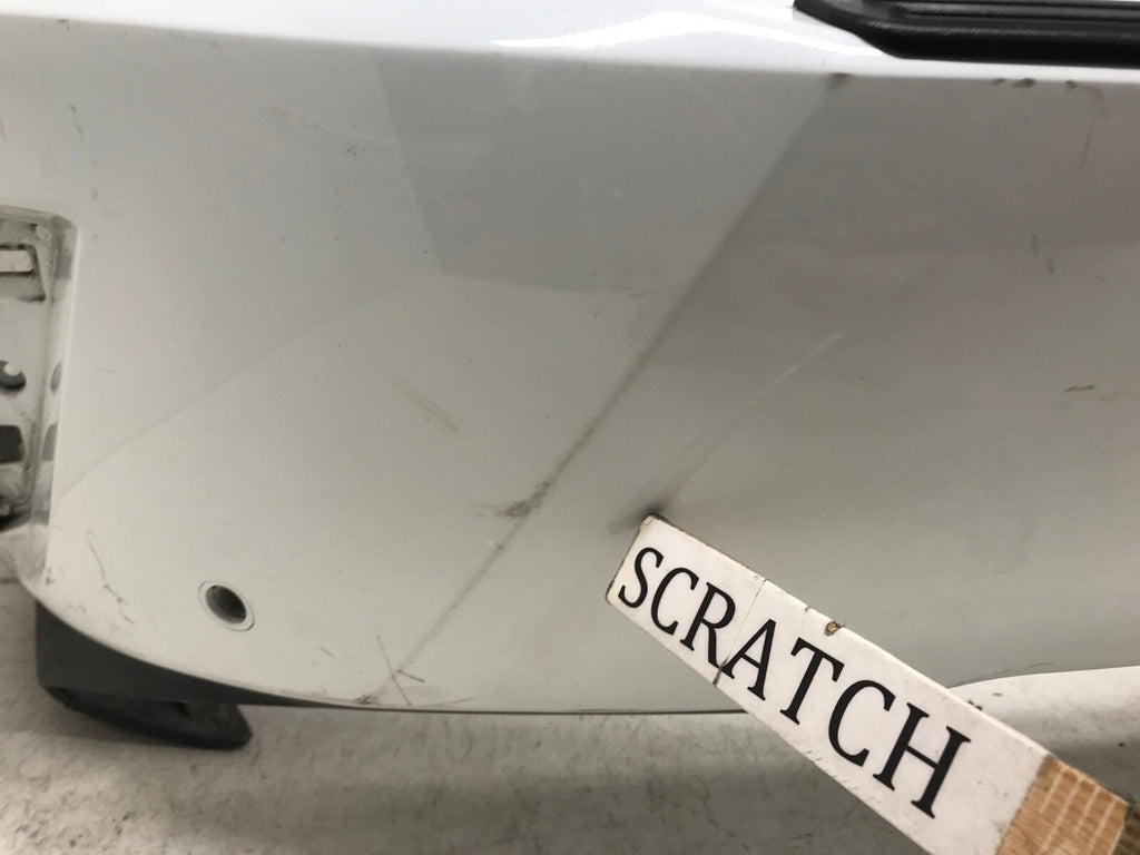 Rear Bumper Cover White 2016-2019 Lexus RX350/RX450H Base w/Sensor Holes OEM