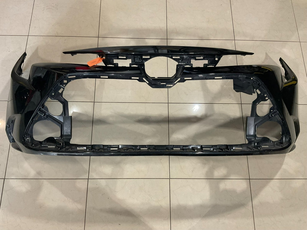Front Bumper Cover Black 2020 2021 2022 Toyota Corolla L LE XLE CAPA