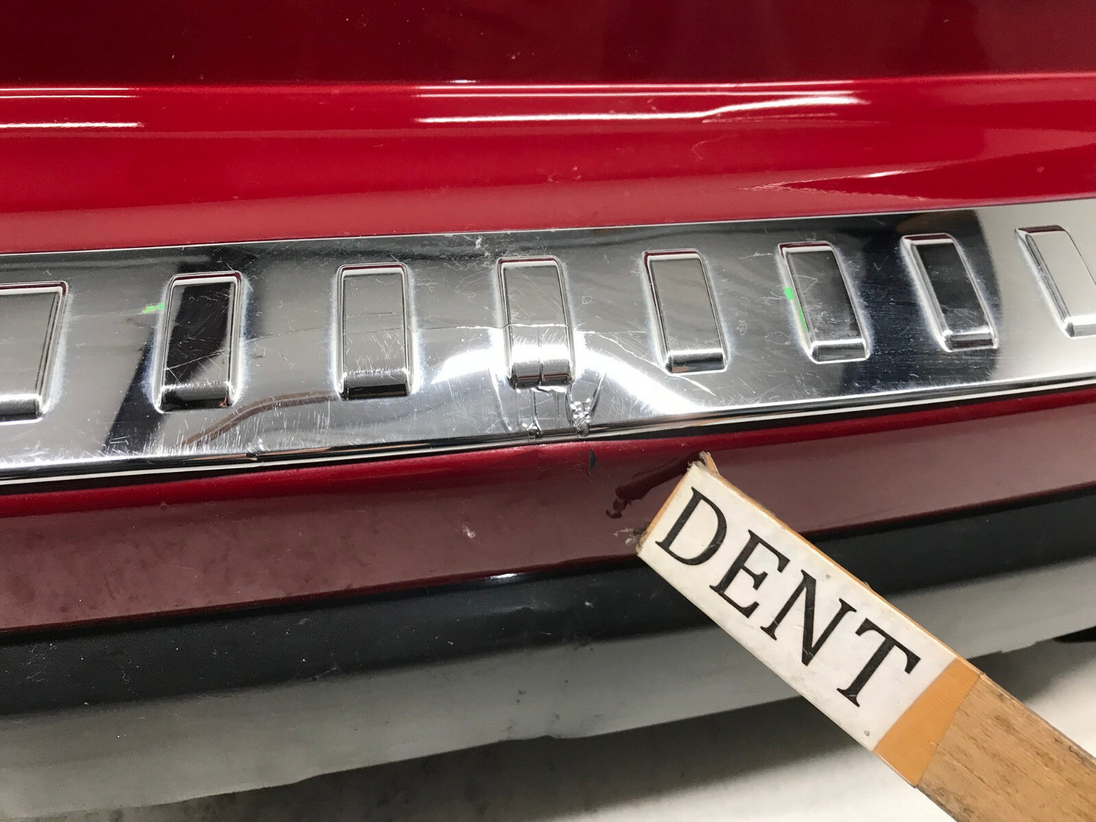Rear Bumper Cover Nissan Rogue S SL SV SL Hybrid Red 17 18 85022-6FR0H OEM2