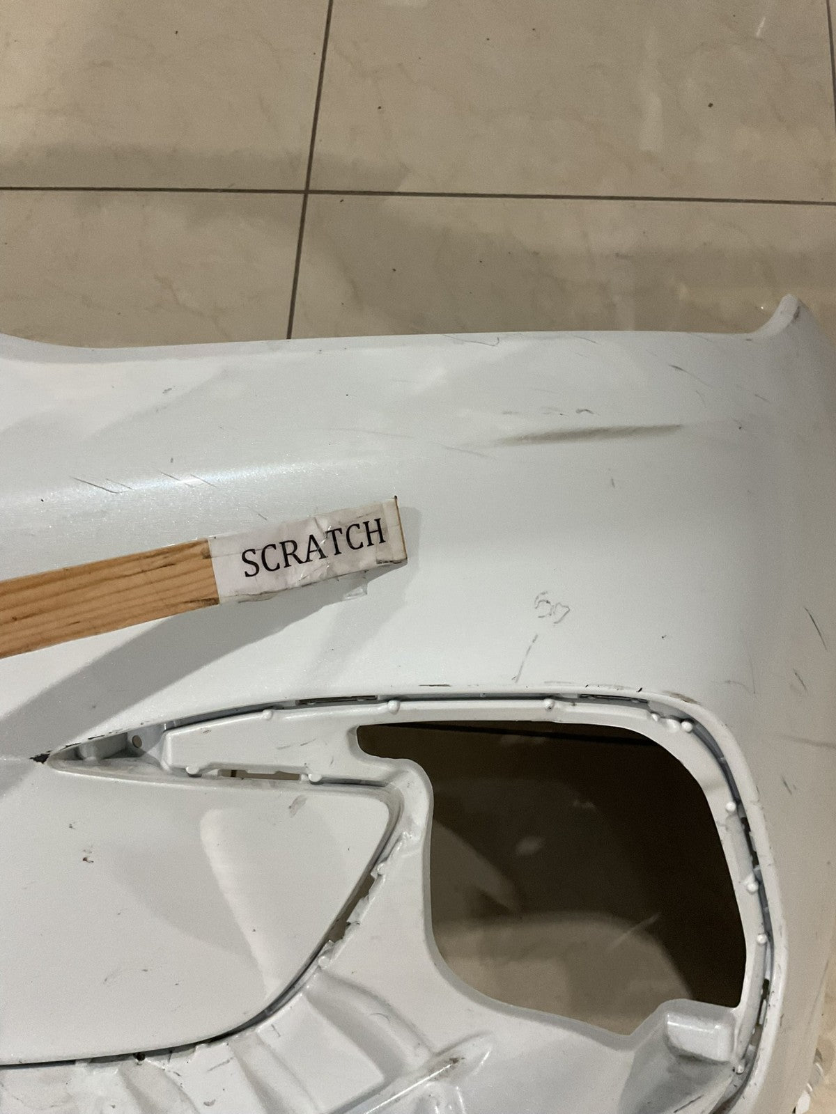 Front Bumper Cover White 2023 2024 2025 Honda HR-V LX / Sport CAPA