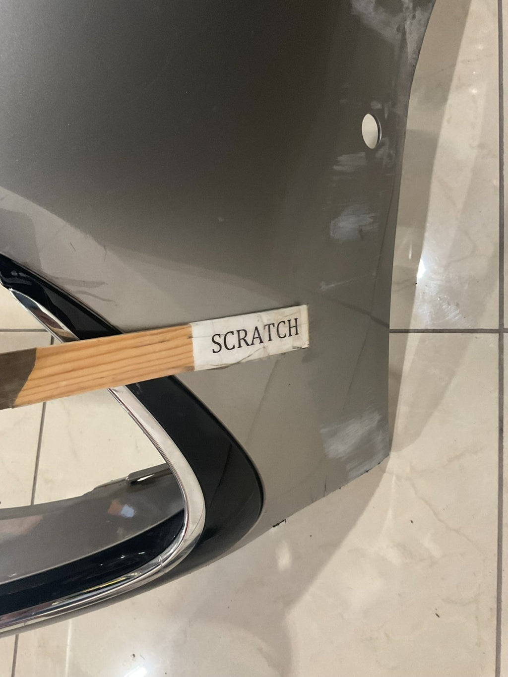 Front Bumper LOCAL Grey Mercedes E400 E450 2 DOOR Coupe 18-20 CAPA