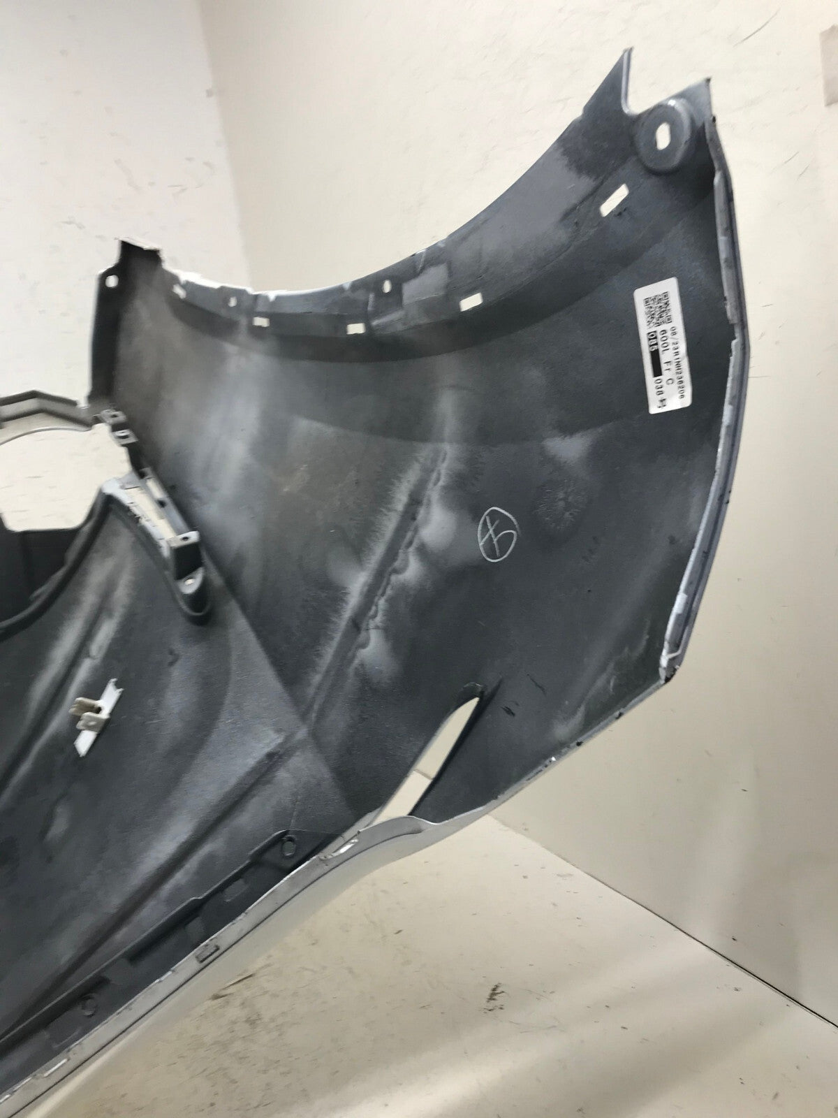 Front Bumper Cover White Lexus NX300h NX200T 15-17 w/Sensor Hole 52119-78050 OEM