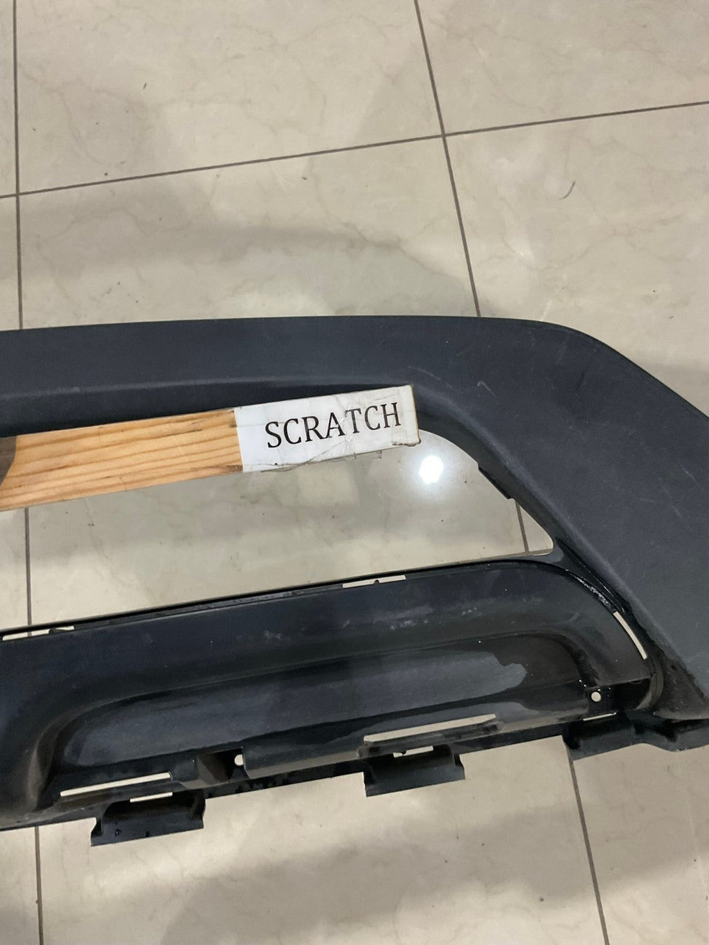 Front Lower Bumper Cover Black 2013 2016 Hyundai Santa Fe Sport 86512+4Z000 OEM