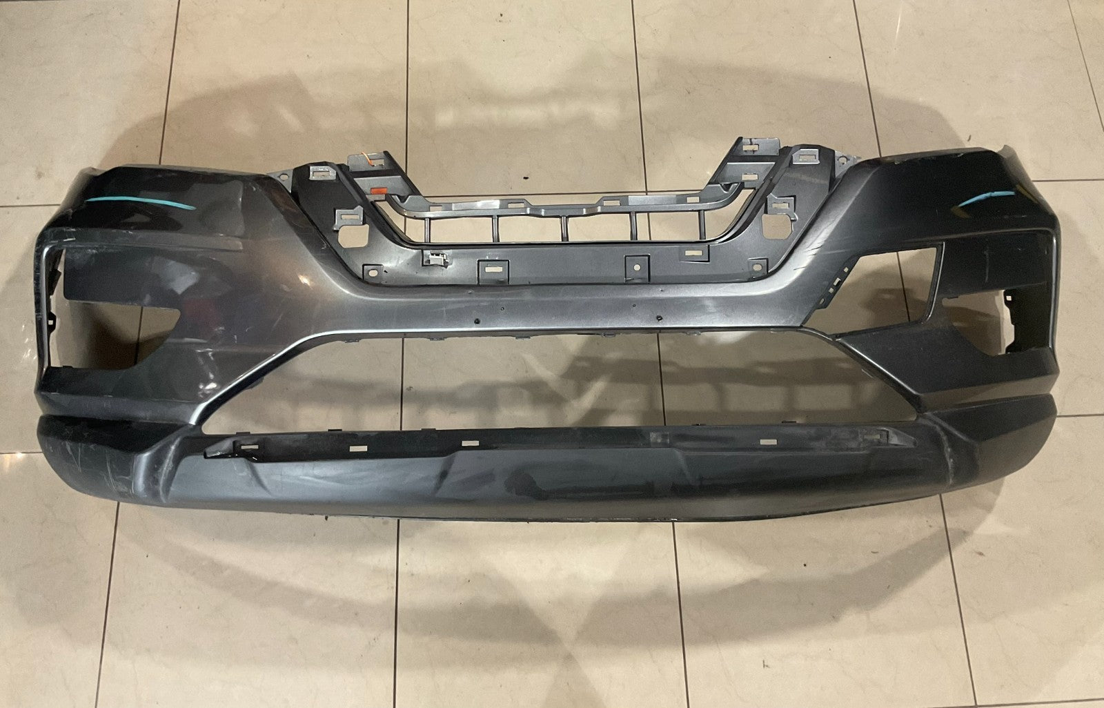Front Bumper Cover Grey Nissan Rogue S SL SV SV Hybrd 17-19 62022+6fl0h OEM