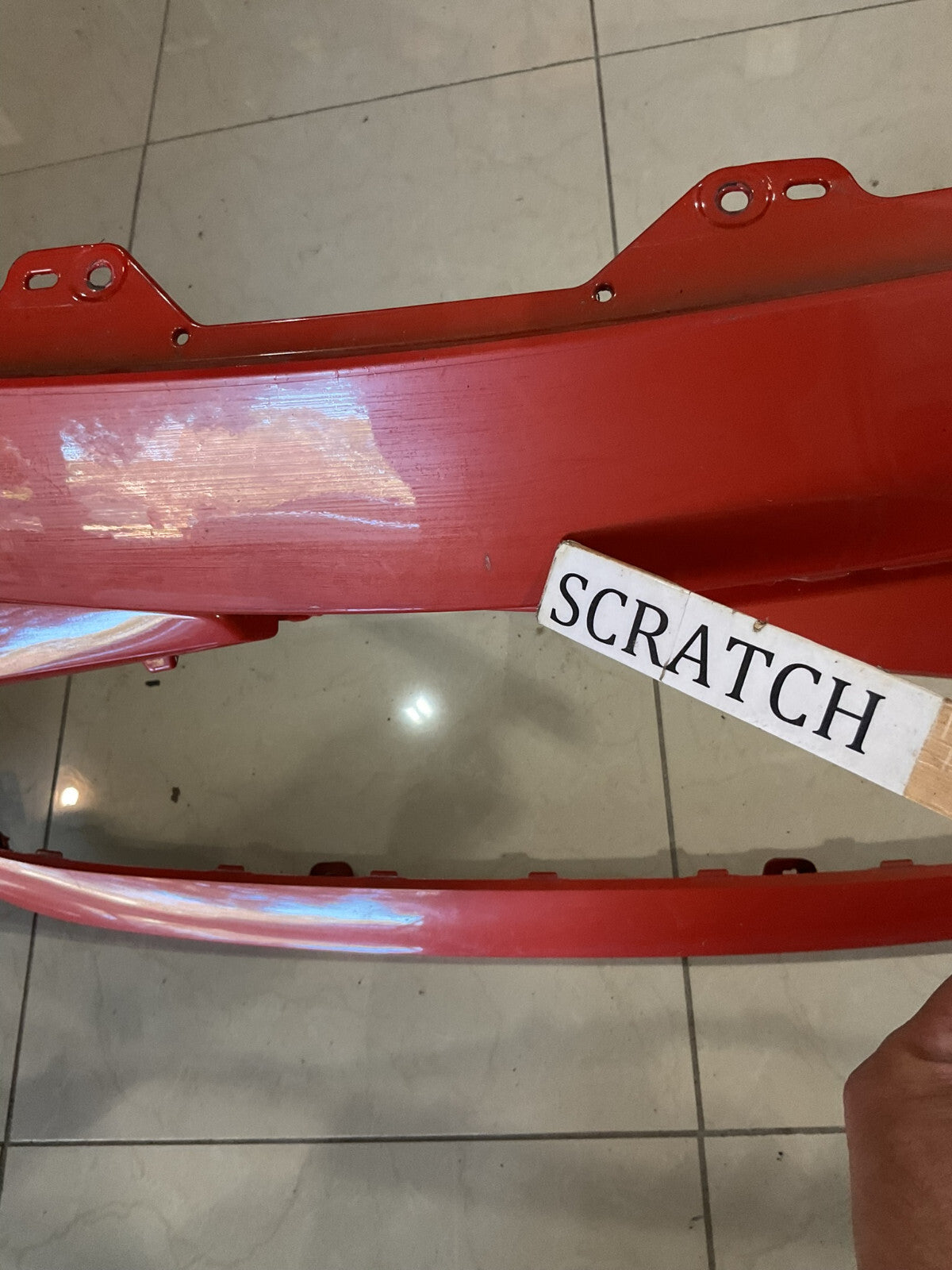 Front Bumper Cover Red Toyota Corolla Hatchback 2018-2020 52119-12G20 OEM