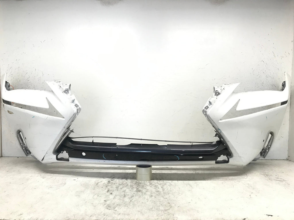 Front Bumper Cover White Lexus NX300h NX200T 15-17 w/Sensor Hole 52119-78050 OEM