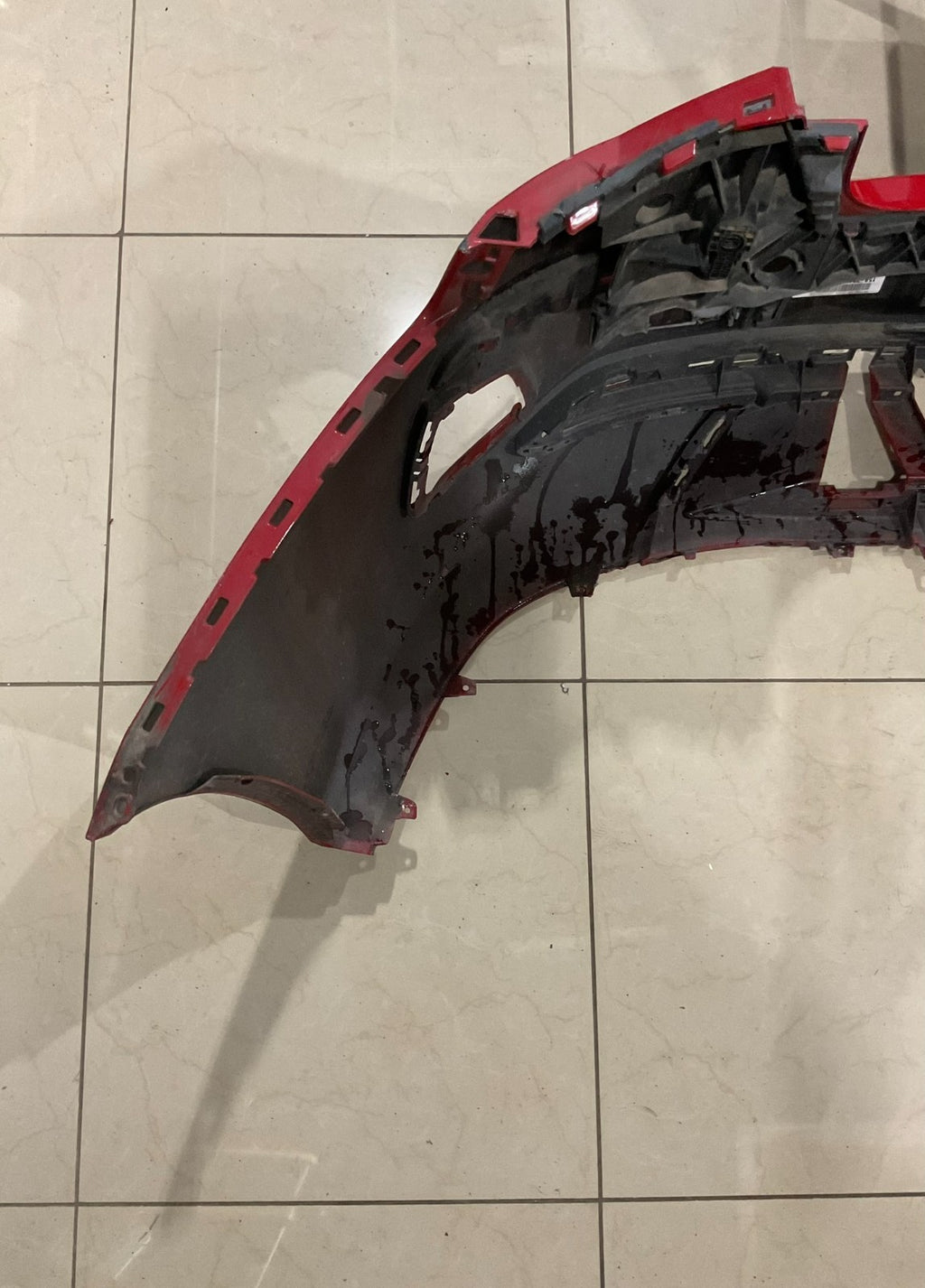 Rear Bumper Cover Red Audi A3 Sedan 2024-2025 8y5+807+511 OEM
