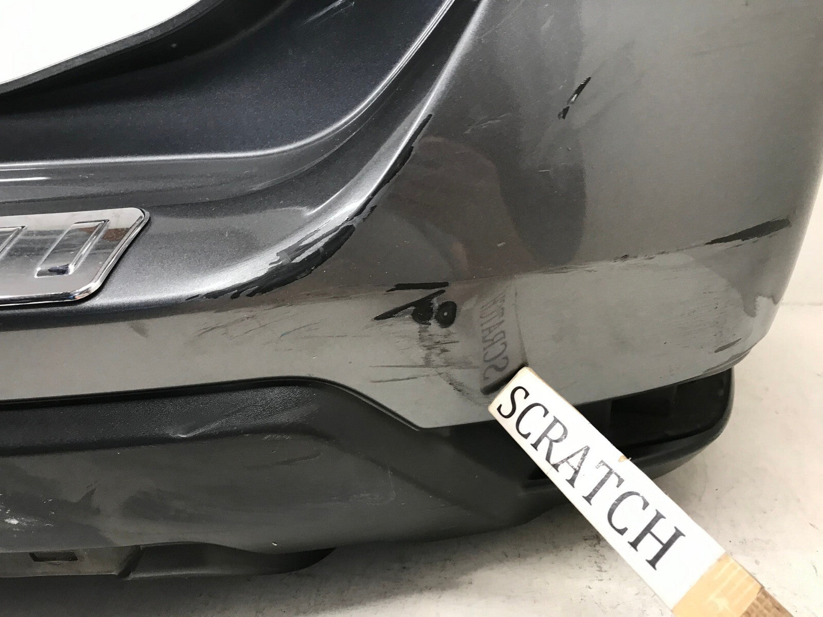 Rear Bumper Cover Gray Nissan Rogue S SL SV SV Hybrid 17 18 85022-6FL0H OEM