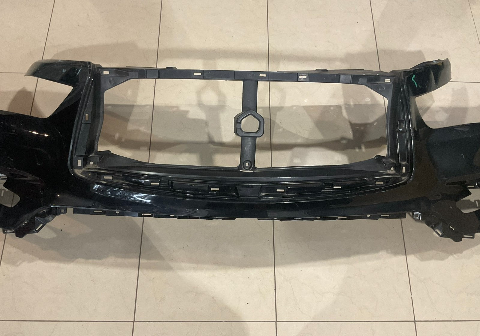 Front Upper Bumper Cover Black Infiniti QX80 2018-2023 62622+6gw0h OEM