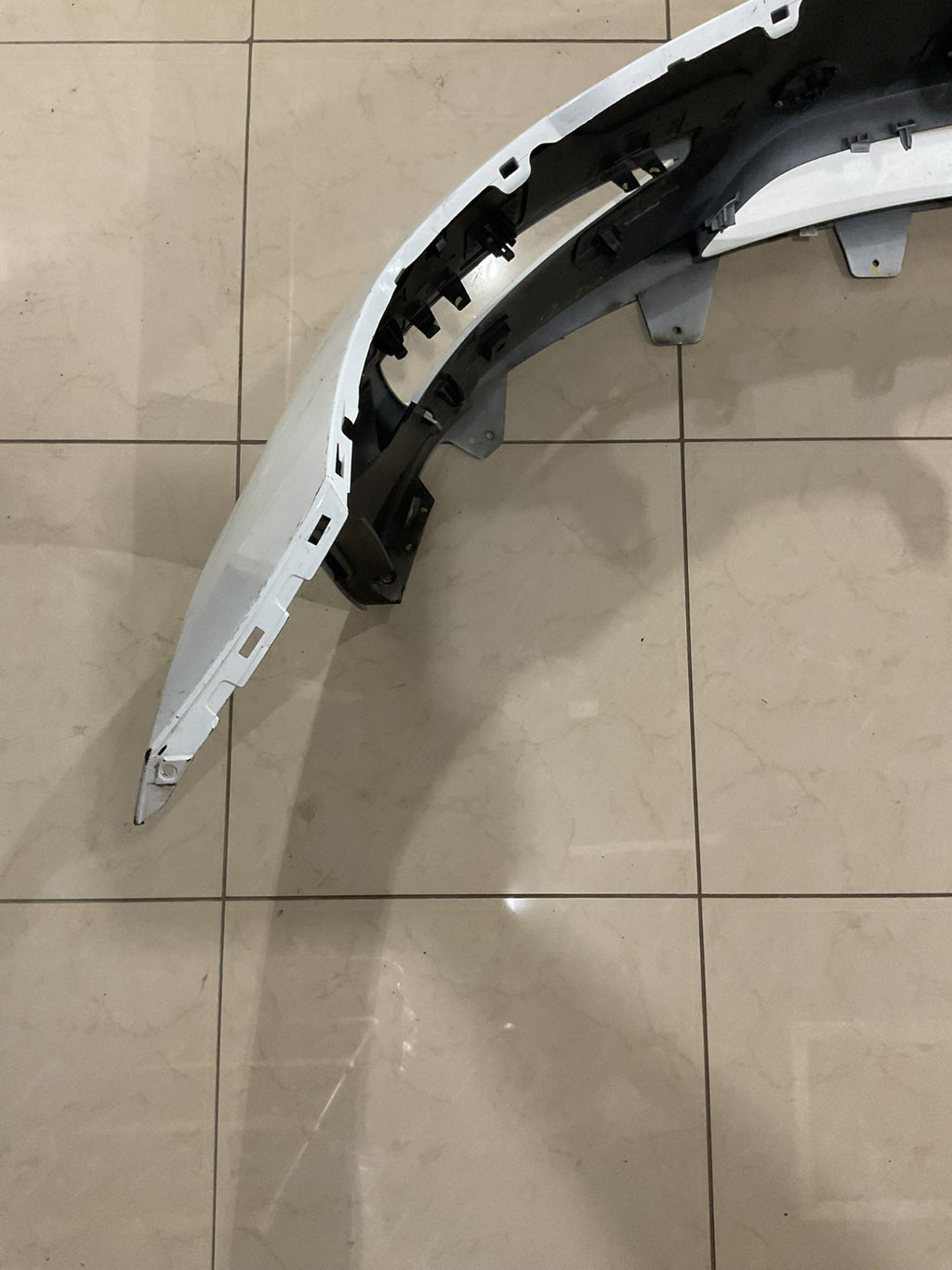 Front Bumper LOCAL White Tesla Model X 2021-2024