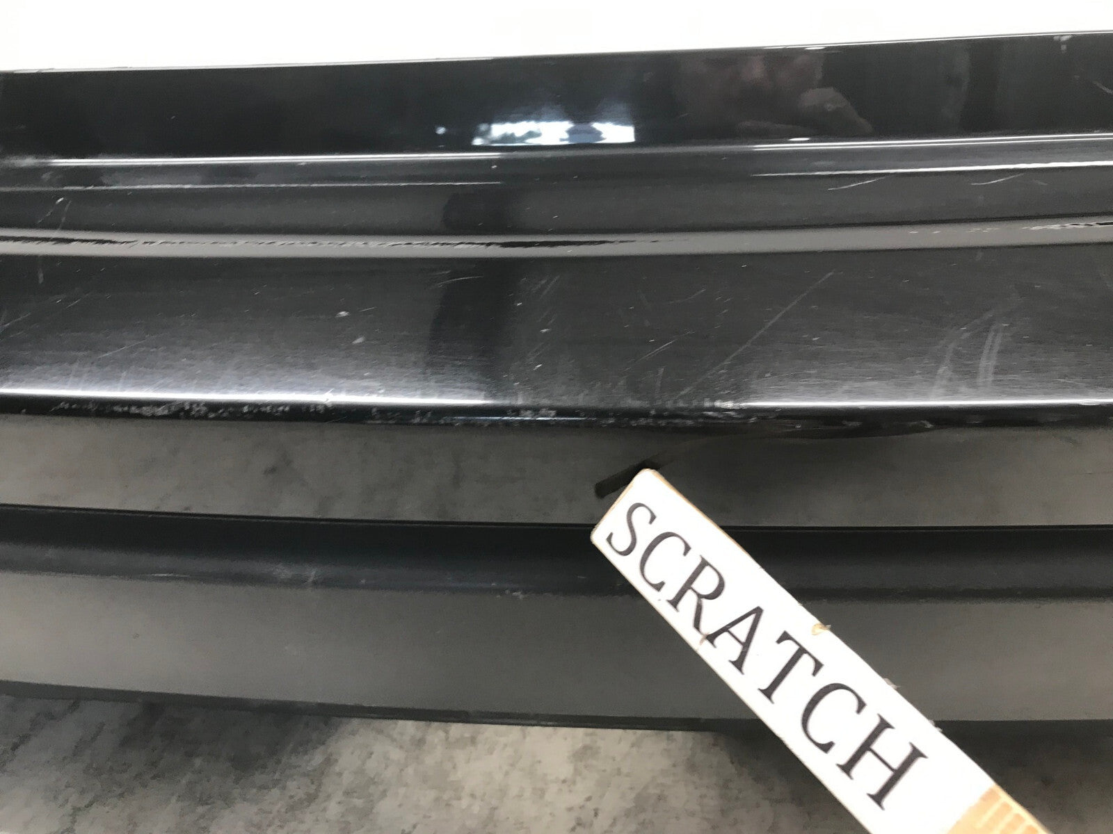 Rear Bumper Cover Black 2017 2018 2019 Nissan Rogue 85022-5HK0H OEM