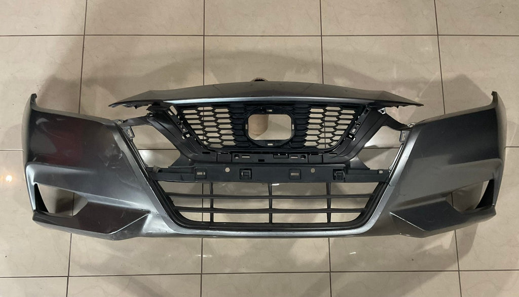 Front Bumper Cover Grey 2020-2021 Nissan Versa 62022+5EE0H OEM