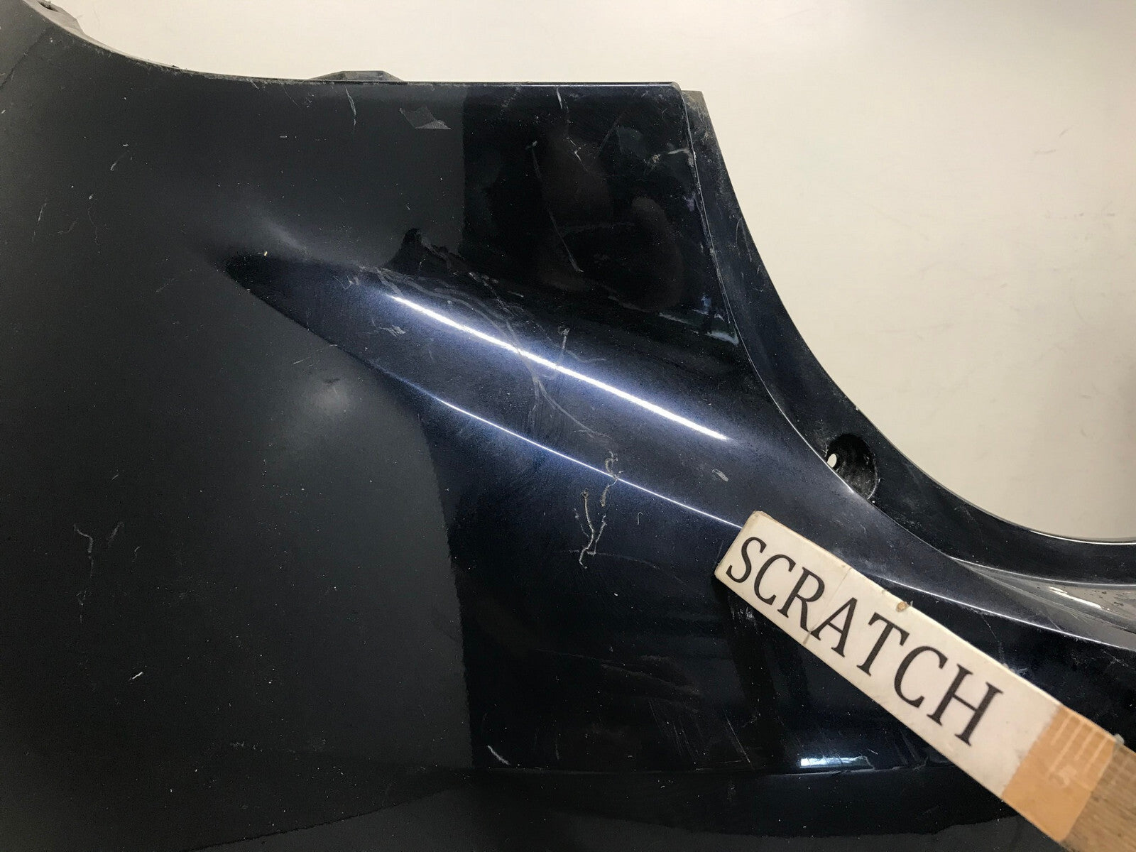 Rear Bumper Cover Blue Mazda 3 Saloon 2014-2016 BHN1-50221 OEM