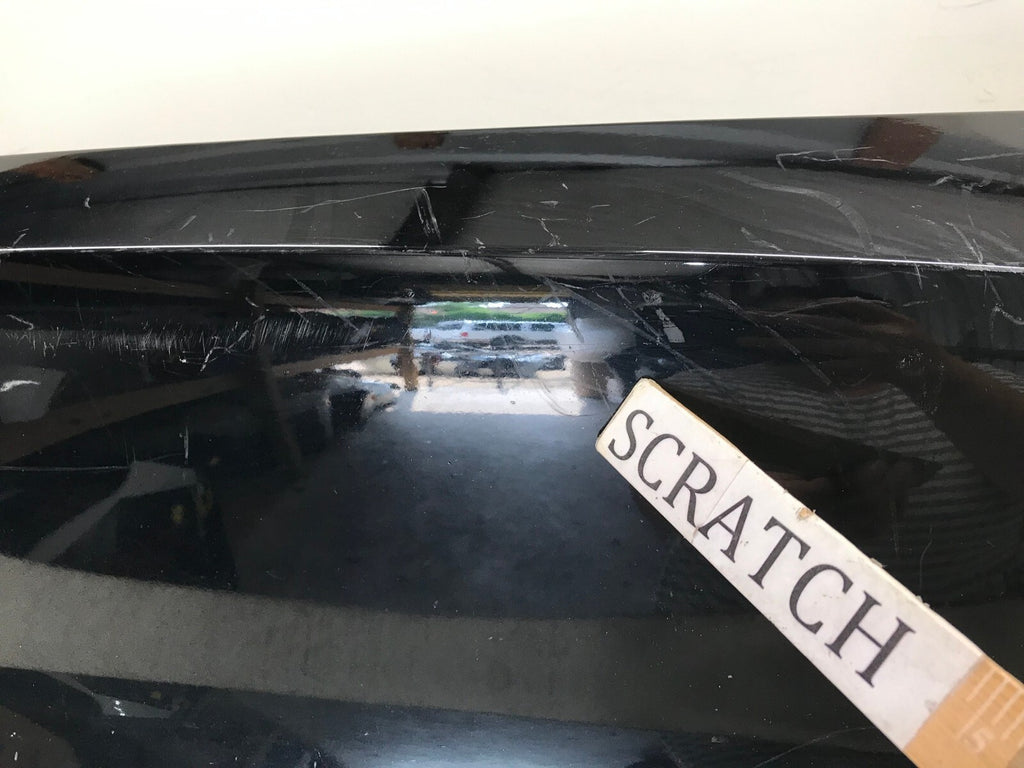 Front Bumper Cover Black 2020-2022 Tesla Model Y Long Range w/Sensor Holes OEM