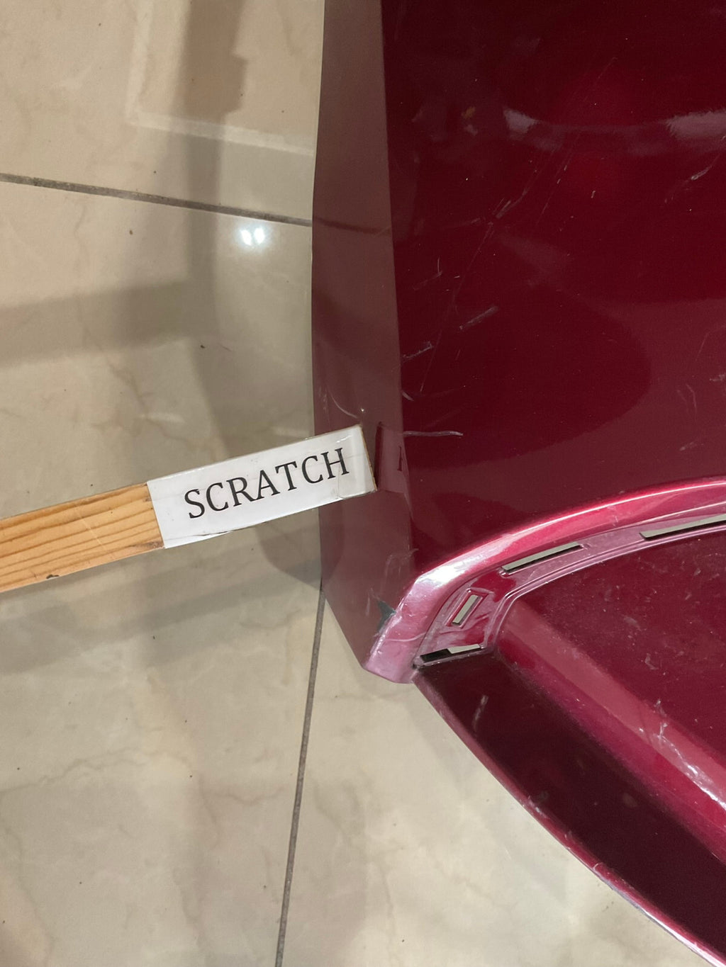 Front Bumper Cover Red 2020-2022 Toyota Corolla 52119-O2N91 OEM