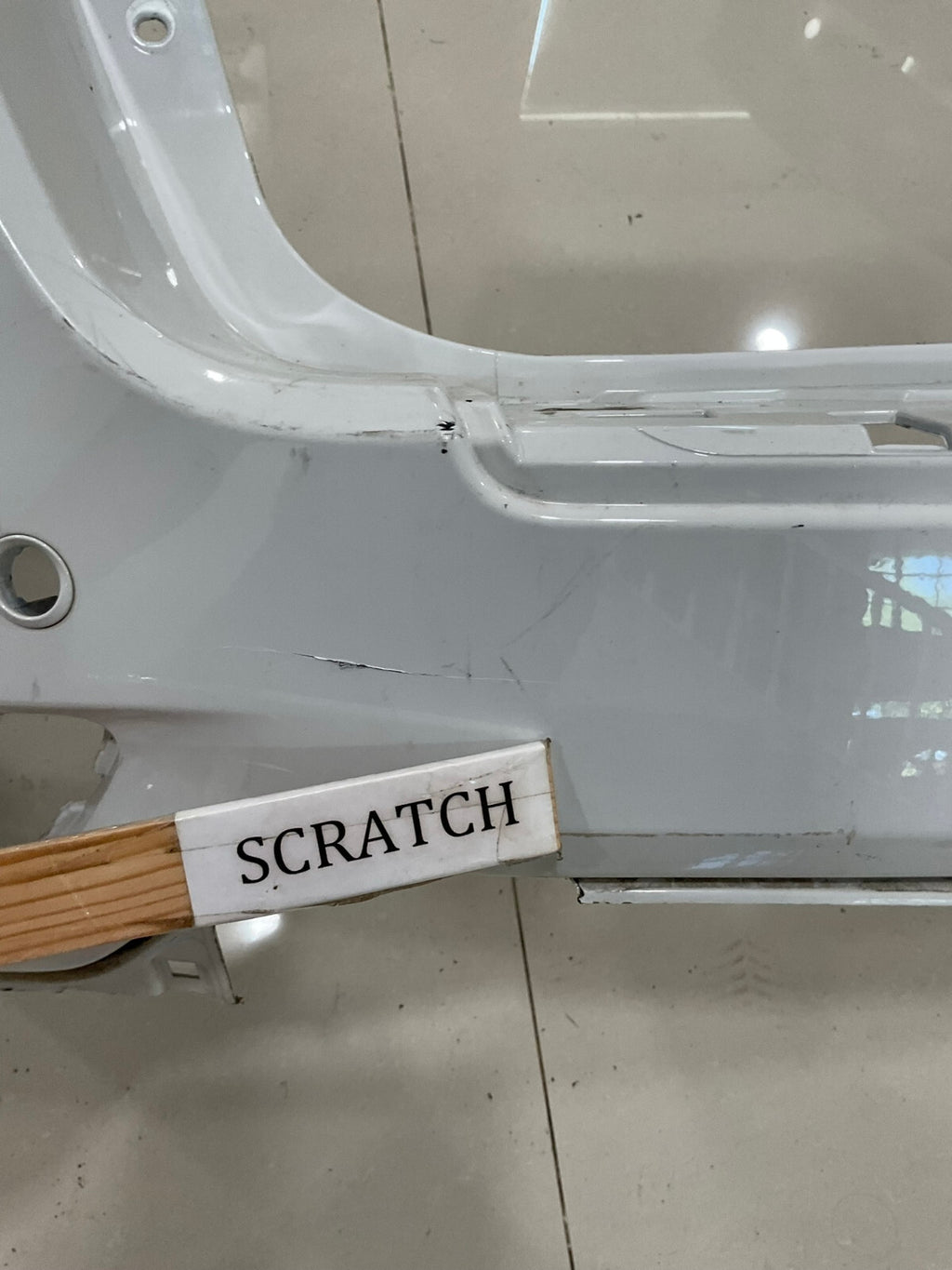 Rear Bumper Cover White Jeep Grand Cherokee 2014-2015 CAPA
