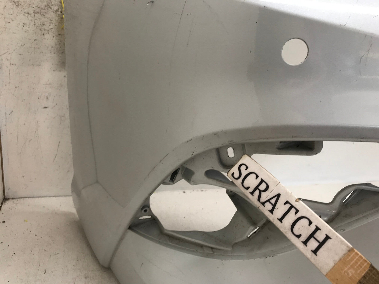 Front Bumper Cover White Toyota Camry 2017 2018 CAPA