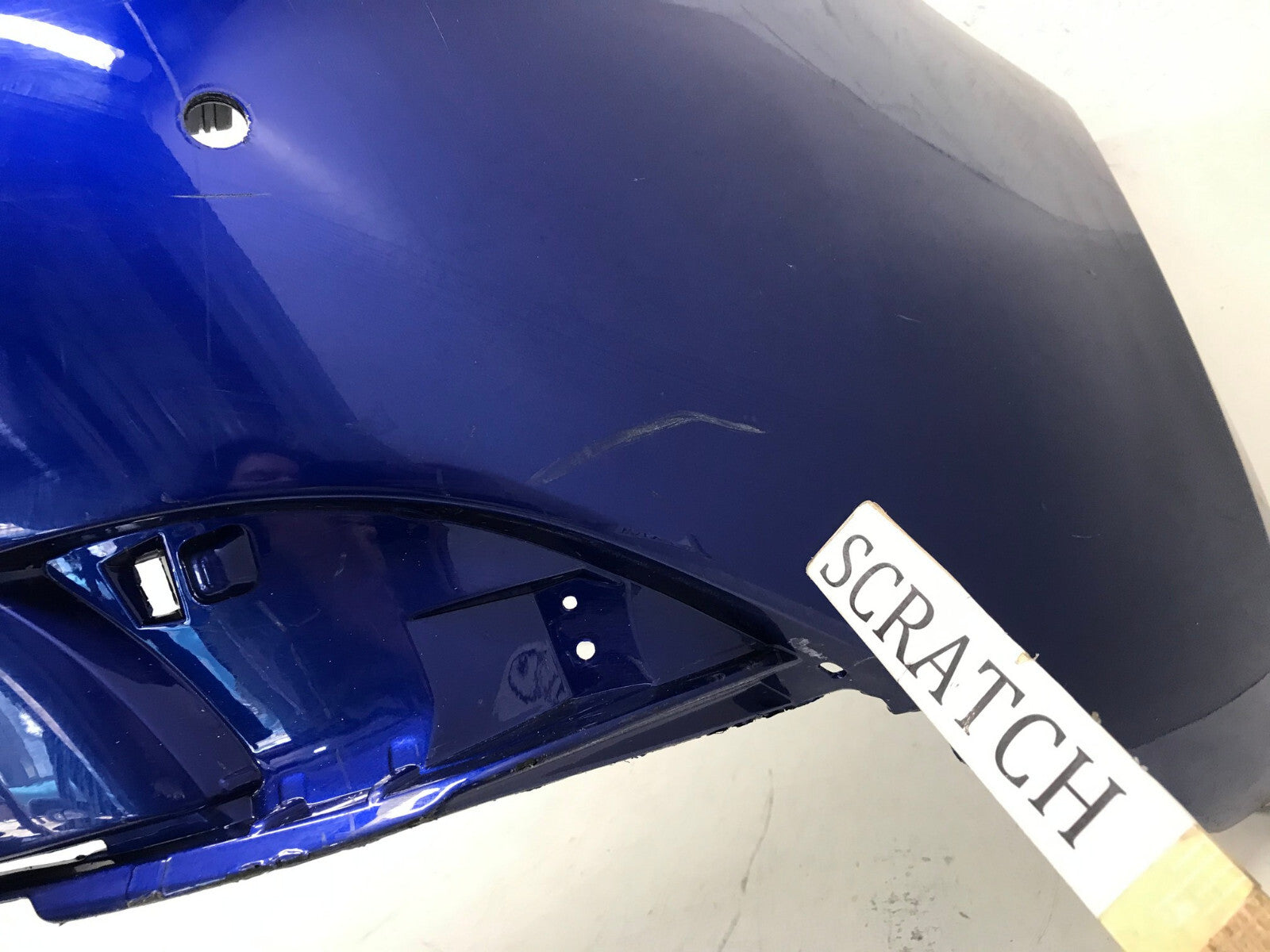 Rear Bumper Cover Lexus IS250 IS350 IS300 IS200T w/Sens Holes Blue 14-2016 CAPA