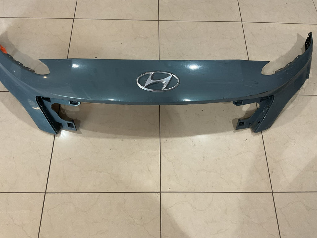 Front Upper Bumper Cover Grey 2022-2023 Hyundai Kona 86511 j9ca0 OEM