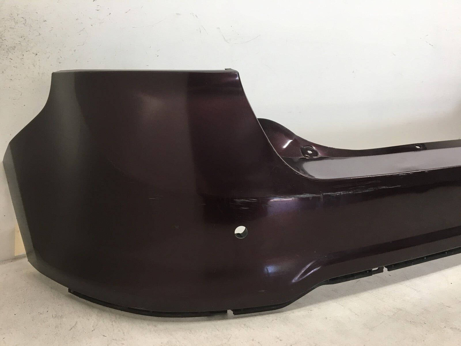 Rear Upper Bumper Cover Ford Edge SE SEL Limited Sport w/Sensor Holes 11-14 OEM2
