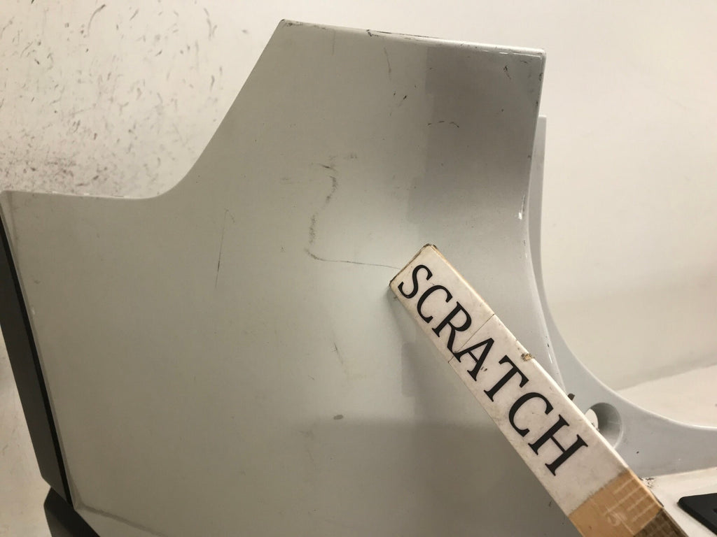 Rear Bumper Cover Subaru Forester Base Lted Prem w/Sensor Holes White 19 20 OEM
