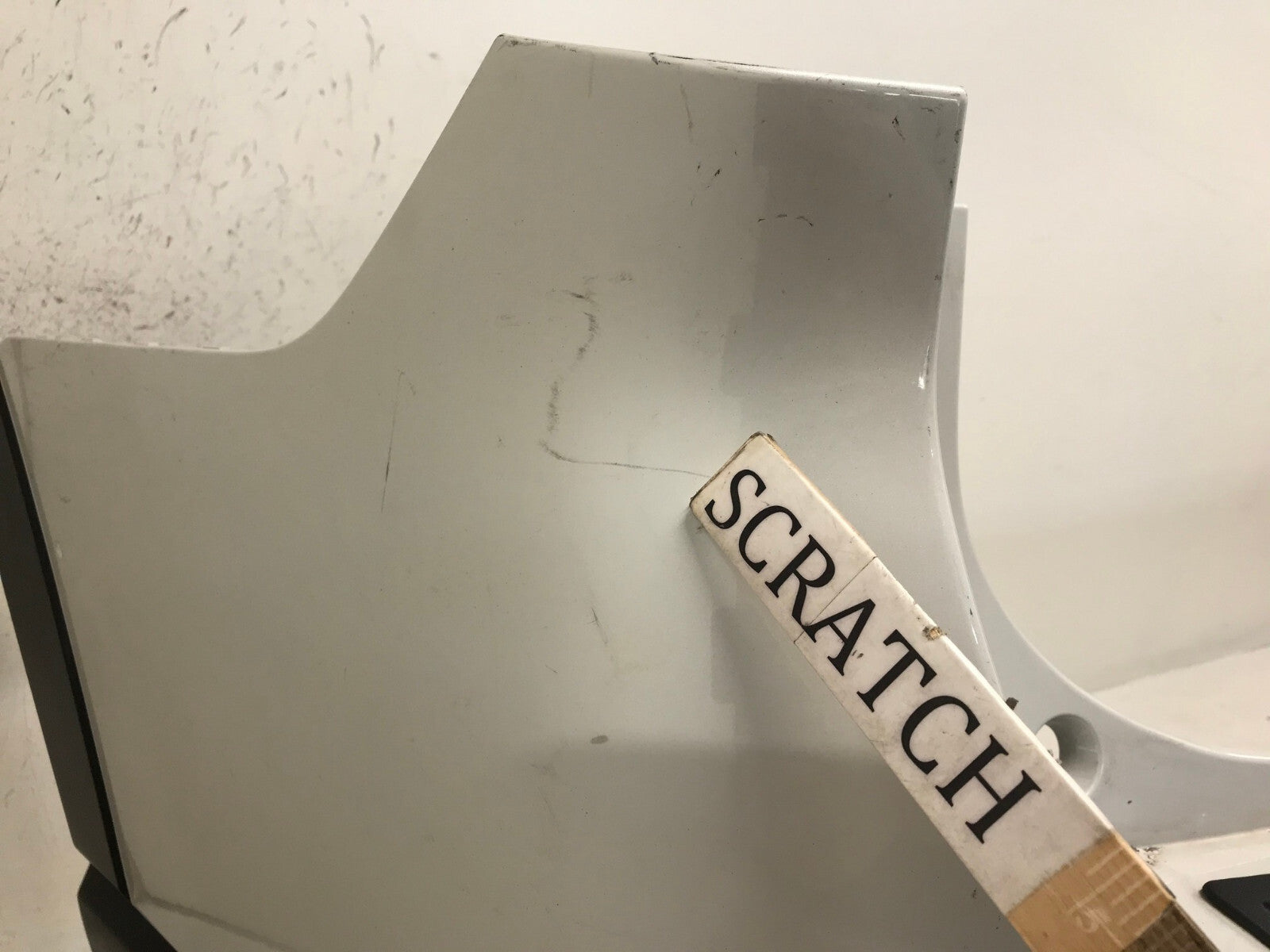 Rear Bumper Cover Subaru Forester Base Lted Prem w/Sensor Holes White 19 20 OEM