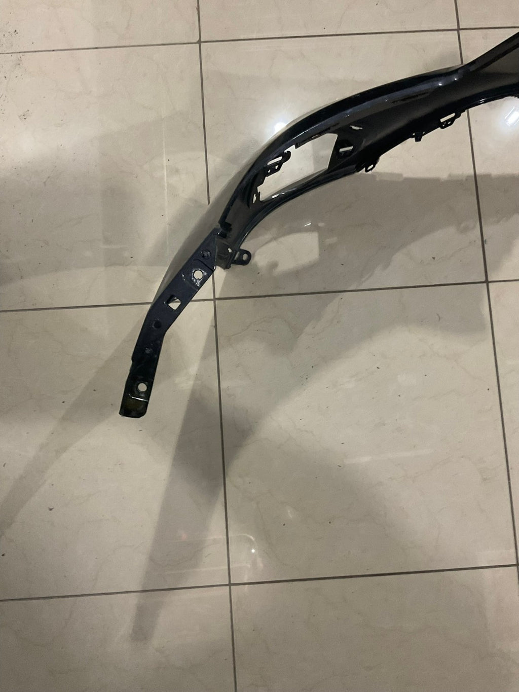 Front Upper Bumper Cover Dark Grey 2016-2019 Mercedes Benz GLC300 CAPA