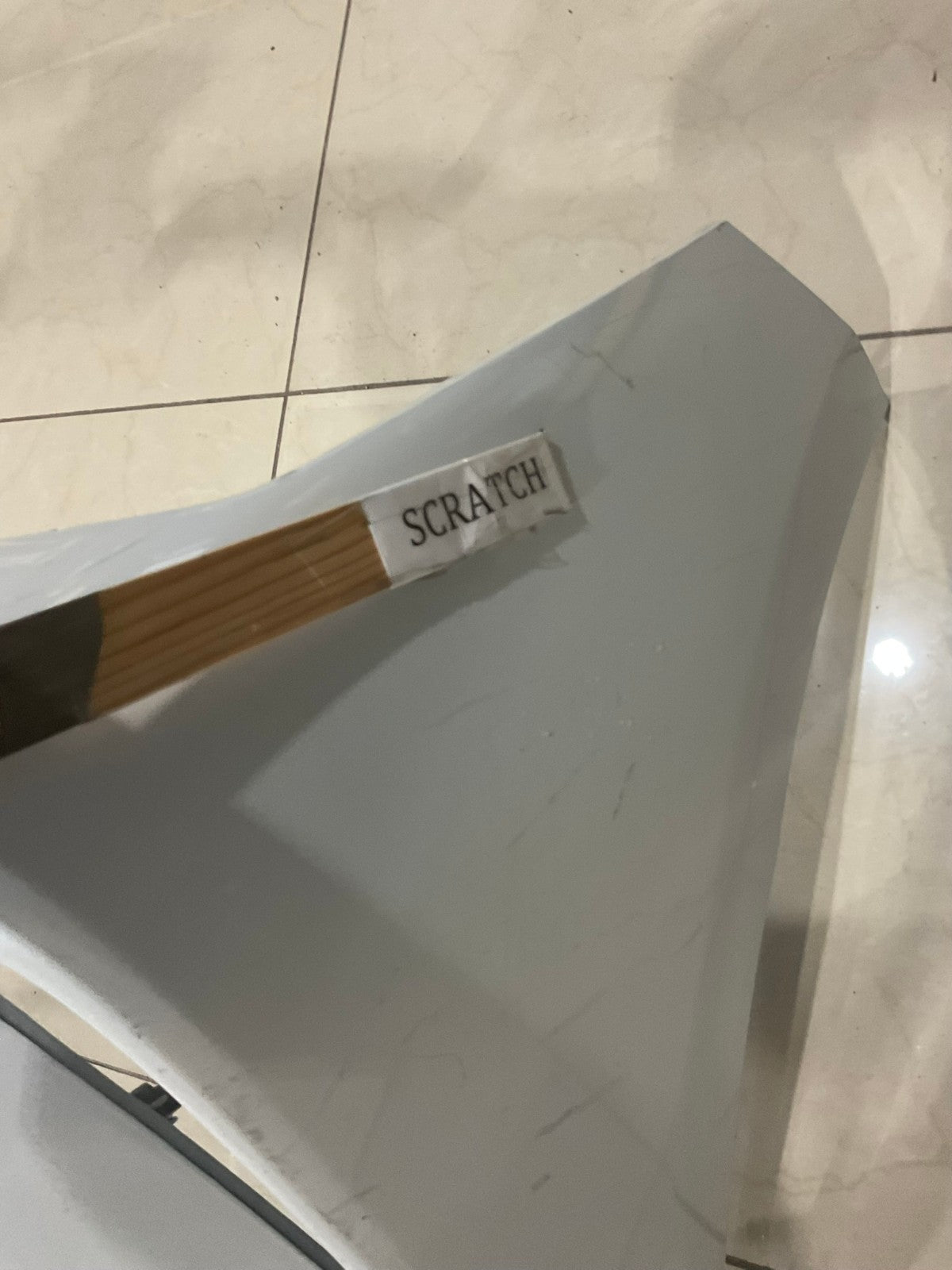 Front Bumper Cover White Toyota Avalon Base Touring 4X7 2019 52119+07090 OEM