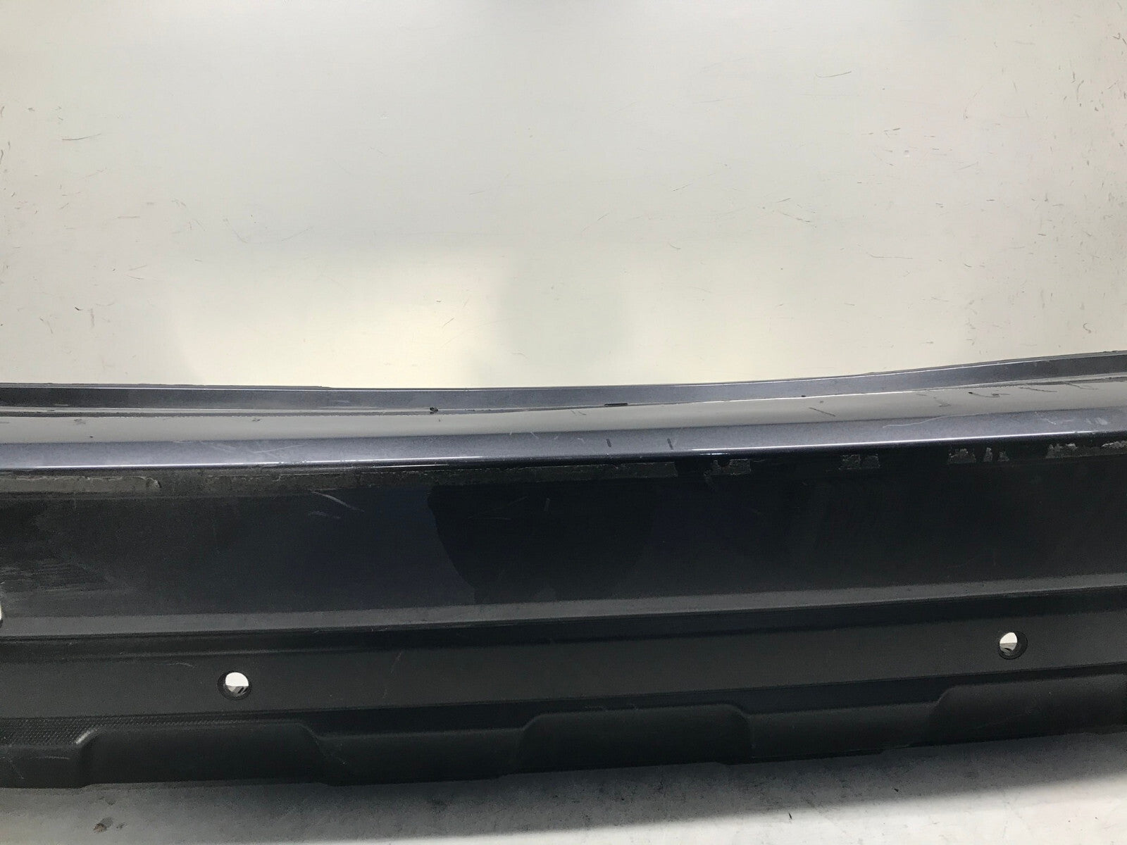Rear Bumper Cover Subaru Outback w/Sensor Holes Gray 2018 2019 57704AL18A OEM2