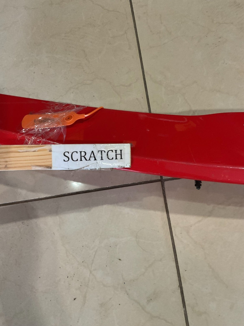 Rear Spoiler Red 2014-18 Chevrolet Corvette C7 Z51 22847401 OEM