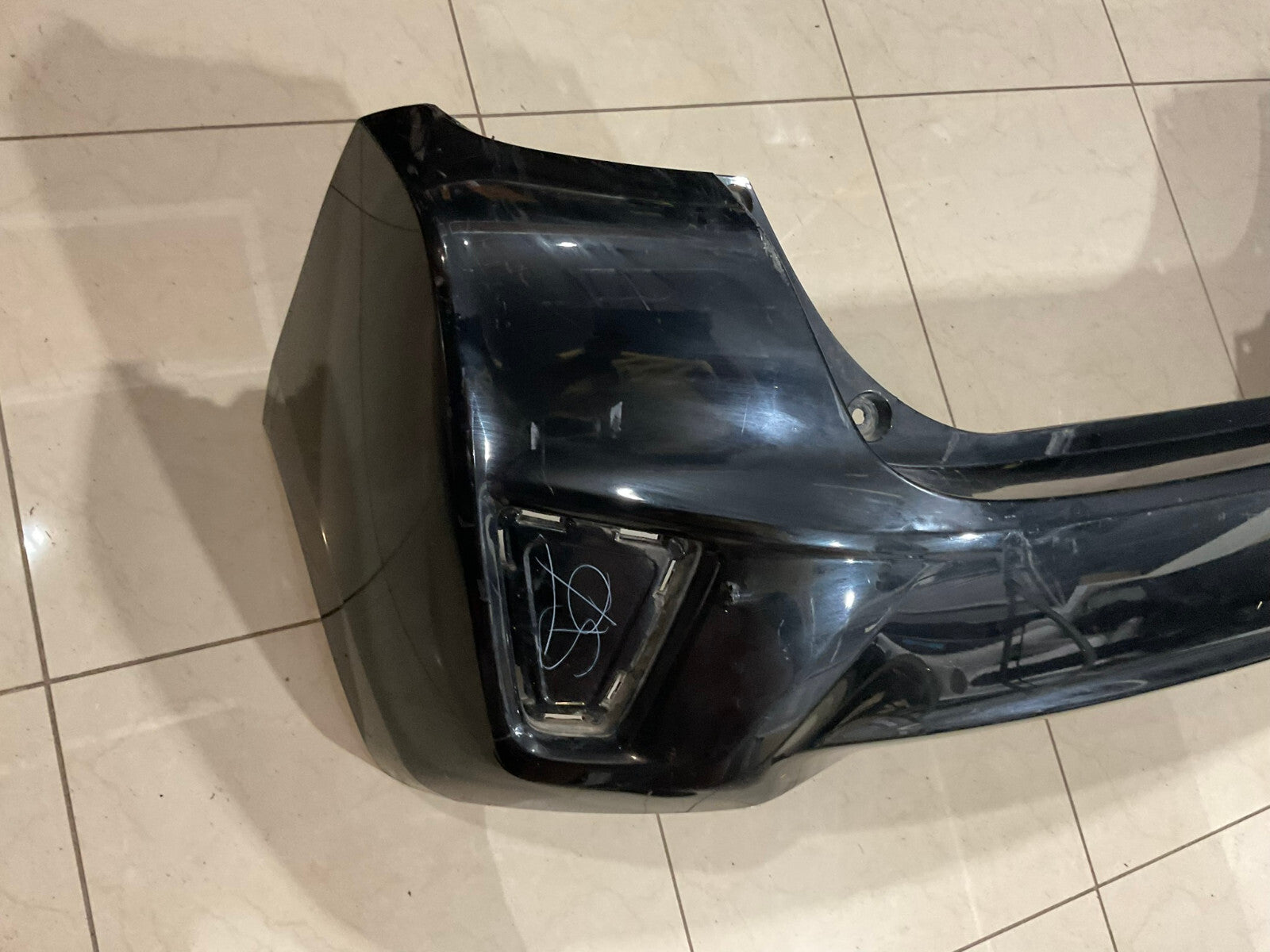 Rear Bumper Cover Black Honda Fit EX EX L LX DX 2015-2017 71501-T5R-A000 OEM