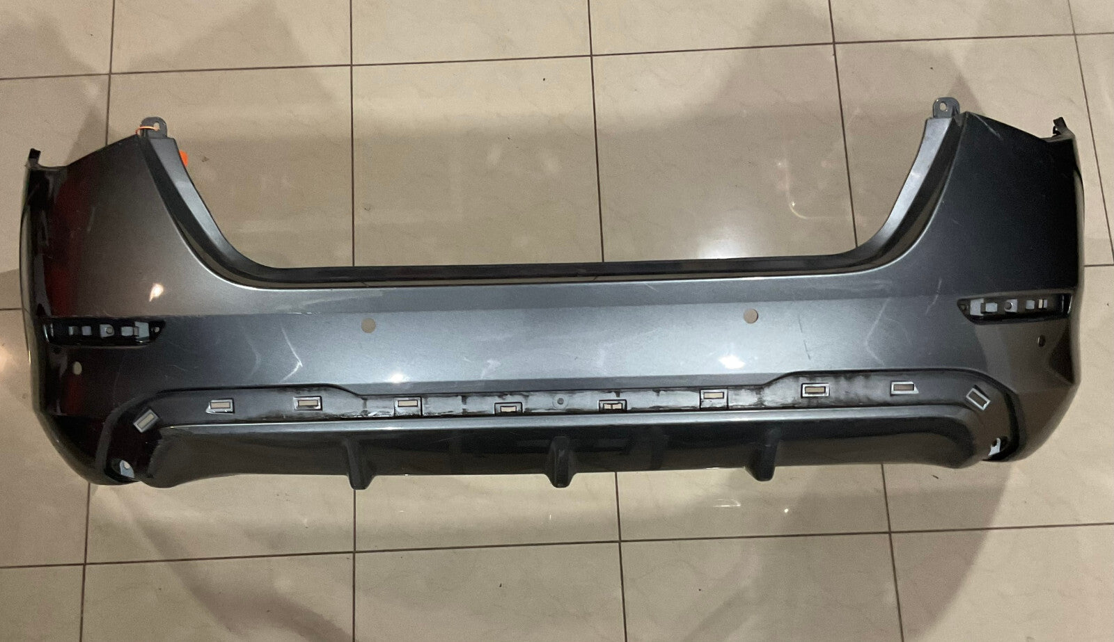Rear Bumper Cover Grey Nissan Sentra S/SV 20 21 85022-6LB0H OEM