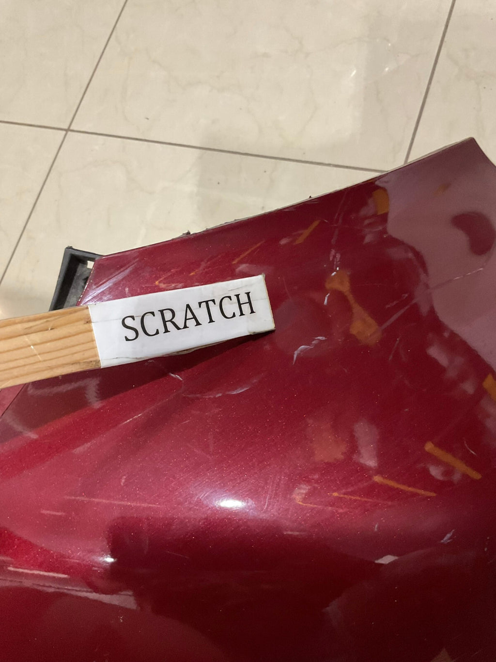 Rear Bumper Cover Red 2018 Toyota C-HR Base/XLE/XLE Premium 52159+F4010 OEM
