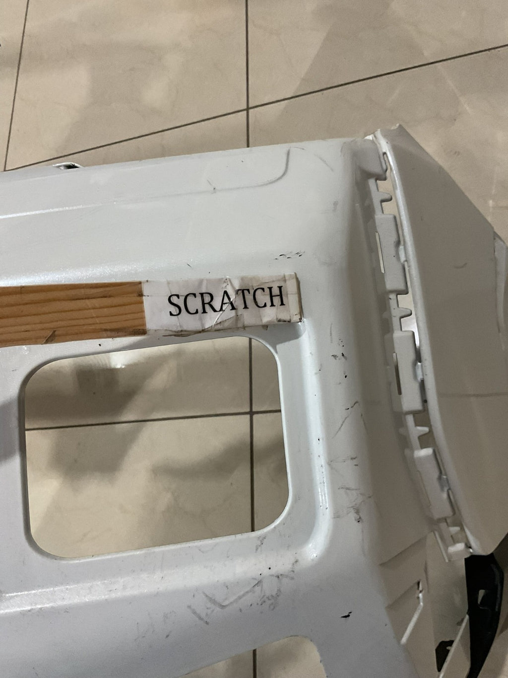 Front Bumper Cover White Subaru Outback 2023-2024 57704an02a OEM