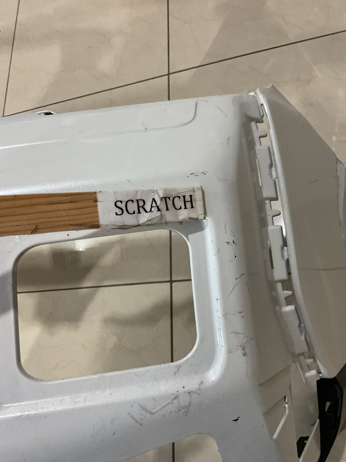 Front Bumper Cover White Subaru Outback 2023-2024 57704an02a OEM